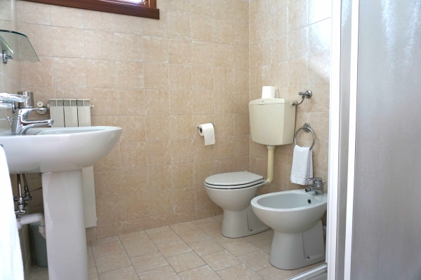 Bagno dal terrazzo B&B La Villetta