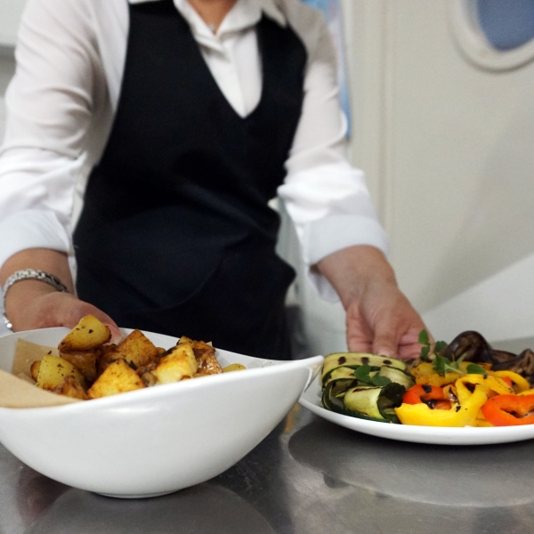 Contorni: patate e verdure grigliate