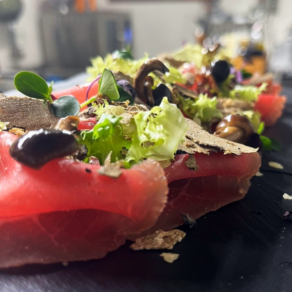Carpaccio e tartufo